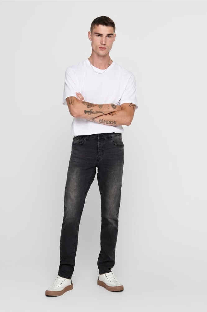 onsLOOM BLACK WASHED DCC 0447 NOOS 22010447 Black Denim